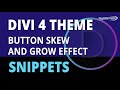 Divi Theme Button Skew And Grow Effect 👈