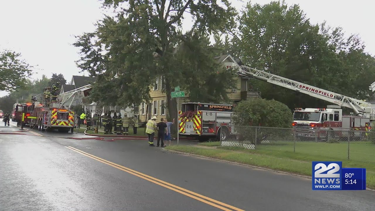 Springfield Firefighters Put Out House Fire On Dwight Road - YouTube