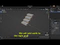 quick way to make stairs with modifier array in blender