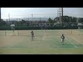 第41回 関東小学生ソフトテニス大会　決勝戦　　　　　　　　　　　　　中村・岩田　対　川嶋・桐山 埼玉県