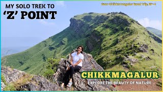 Trek to Z Point | Chikkamagalur | Chikmagalur Karnataka | Goa-Chikmagalur Road Trip | EP-4 | Vlog’24