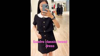 Sandro classic tweed dress