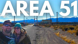 Exploring Area 51👽🛸 | Extraterrestrial Highway | Driving to the Gate | Rachel, N