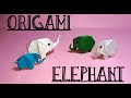 Origami Elephant Amazing Paper Elephant Making Step by Step Origami Elephant Craft Ideas