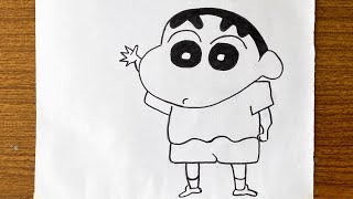 How to draw Shin Chan step by step easy | drawing for beginners step by step | pencil sketch drawing