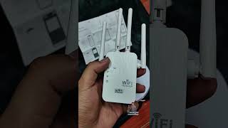 ตัวขยายสัญญาณ WiFi Repeater 4 1200Mbps 2.4Ghz #ตัวกระจายไวไฟ #ตัวดูดสัญญาณ #ตัวดึงสัญญาณ #wifi