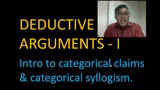 Analyzing Deductive Arguments - Intro