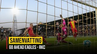 🔥 HEERLIJKE voetbalavond in De Adelaarshorst |  Samenvatting Go Ahead Eagles - RKC Waalwijk