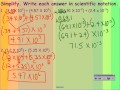 Scientific Notation (Adding and Subtracting)