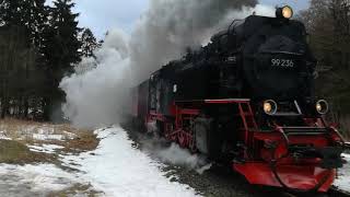 Die Brockenbahn im Winter