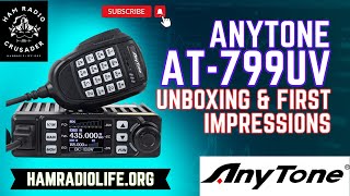 AnyTone AT 779UV Unbox and First Impressions