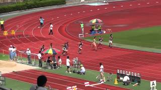 20140823京都高校ユース陸上 男子1年100m決勝