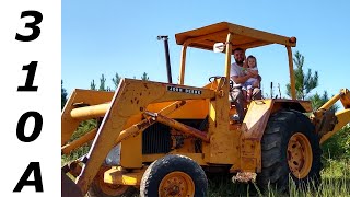 John Deere 310A Backhoe Hydraulic Leak Repair