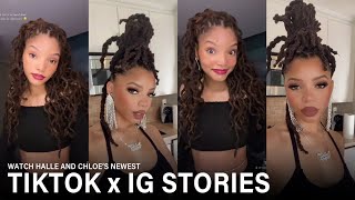 New TikTok and Instagram Stories from Chloe x Halle