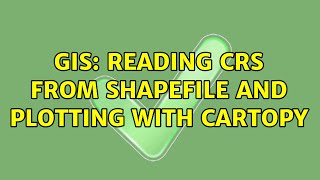 GIS: Reading CRS from shapefile and plotting with Cartopy