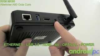 Unboxing TVBox RKM MK80 Octa core con SOC Allwinner A80