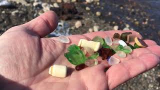 Seaglass and Dripping Icicles