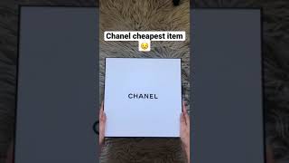 The cheapest item from Chanel #shorts #chanel #unboxing
