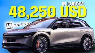 Zeekr 7X EV Crossover from Geely Priced Starting at 48,250 USD in Europe