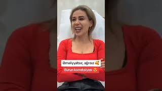 Bütün prosedur ağrısız və əməliyyatsız keçir - Burun korreksiyası