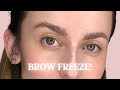 ANASTASIA BROW FREEZE REVIEW l Eye brow routine l IVONA