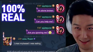 Gosu General played a girl account | Mobile Legends