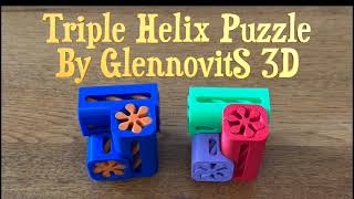 Triple Helix Passthrough Puzzle (with solution)