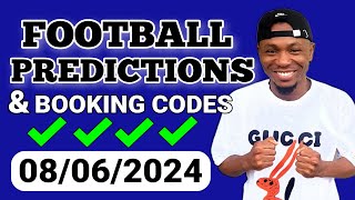 FOOTBALL PREDICTIONS TODAY 8/06/2024 SOCCER PREDICTIONS TODAY | BETTING TIPS , #footballpredictions