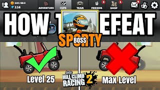 Hill Climb Racing 2 : Boss Level Versus Sporty With Jeep Level 25