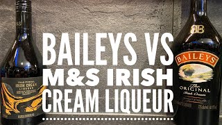 Baileys Original Irish Cream Vs M\u0026S Traditional Irish Cream Liqueur Ballyrashane Creamery