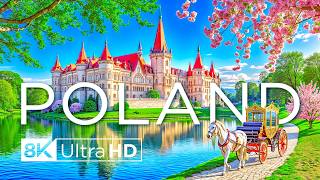 POLAND 8K Ultra HD - Relaxing Music with Majestic Mountains, Historic Cities, and Scenic Landscapes