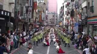 【公式】東京花火2014「かさね」東京よさこい　本祭　四商店街会場