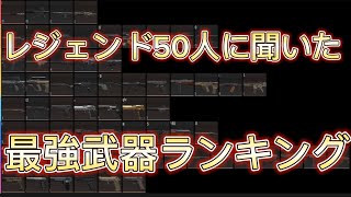 現役星50レジェ達に聞いた最強武器ランキング#arenabreakout #アリーナブレイクアウト #アリブレ #武器紹介