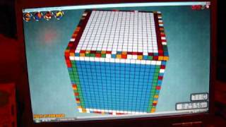 20x20 Rubiks Cube Solve by Bruce