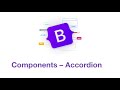 Bootstrap 5: Components - Accordion