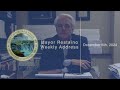 mayor restaino weekly address 12 6 24