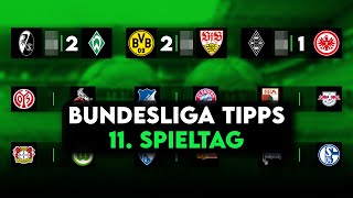 Bundesliga Prognose: 11. Spieltag Tipps & Vorschau | ALLE gegen THIELE!