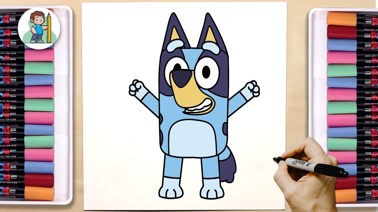 How To Draw Bluey Step By Step How To Draw Bluey Easy Step By Step Youtube – Bilarasa