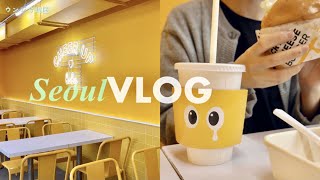 [한국어/日本語] 韓国ひとり旅行 VLOG#3-2 三成エリア コプチャン鍋 / ホカンス 新羅ステイ 朝食 / クライチーズバーガー