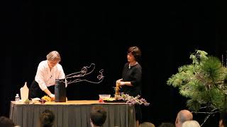 Ikebana Demonstration - 60th anniversary of the Ikebana International Chicago Chapter.