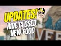 Updates! What's New at Universal Studios Florida ~ Ride Closed ~ New Food