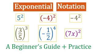Exponential Notation - A Beginner's Guide + Practice