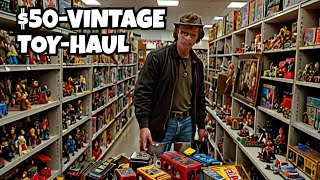 UNBELIEVABLE $50 Goodwill Outlet TOY HAUL - Vintage Treasures Found!