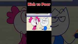 Rich Vs Poor - The Privileges #2d  #shorts Animated Ted