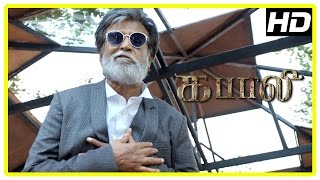 Kabali Tamil Movie  Rajini Mass Scene  Radhika Apte  Kishore  Winston Chao  John Vijay  Dinesh