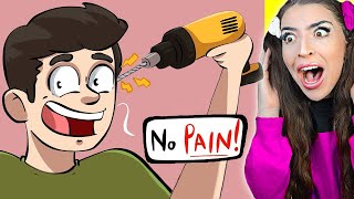 I Can't Feel Pain.. (TRUE Story Animation Reaction)