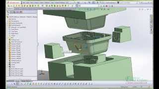 Mold Tools in SolidWorks, أدوات القوالب في سوليدوركس