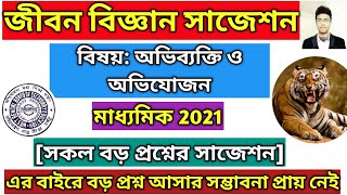 Evolution \u0026 Adaptation in Bengali| অভিব্যক্তি ও অভিযোজন সাজেশন||Class 10 Life Science Suggestion