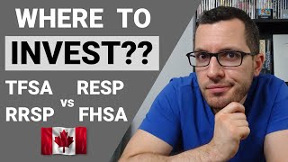 BEST Investing Account? TFSA vs RRSP vs RESP vs FHSA // TAX-FREE Investing Accounts in CANADA