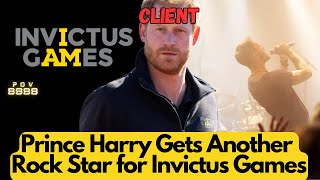 Prince Harry Gets Another Rockstar to Invictus Games